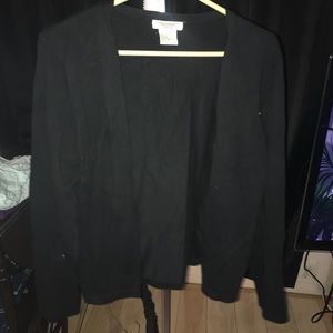Black cardigan